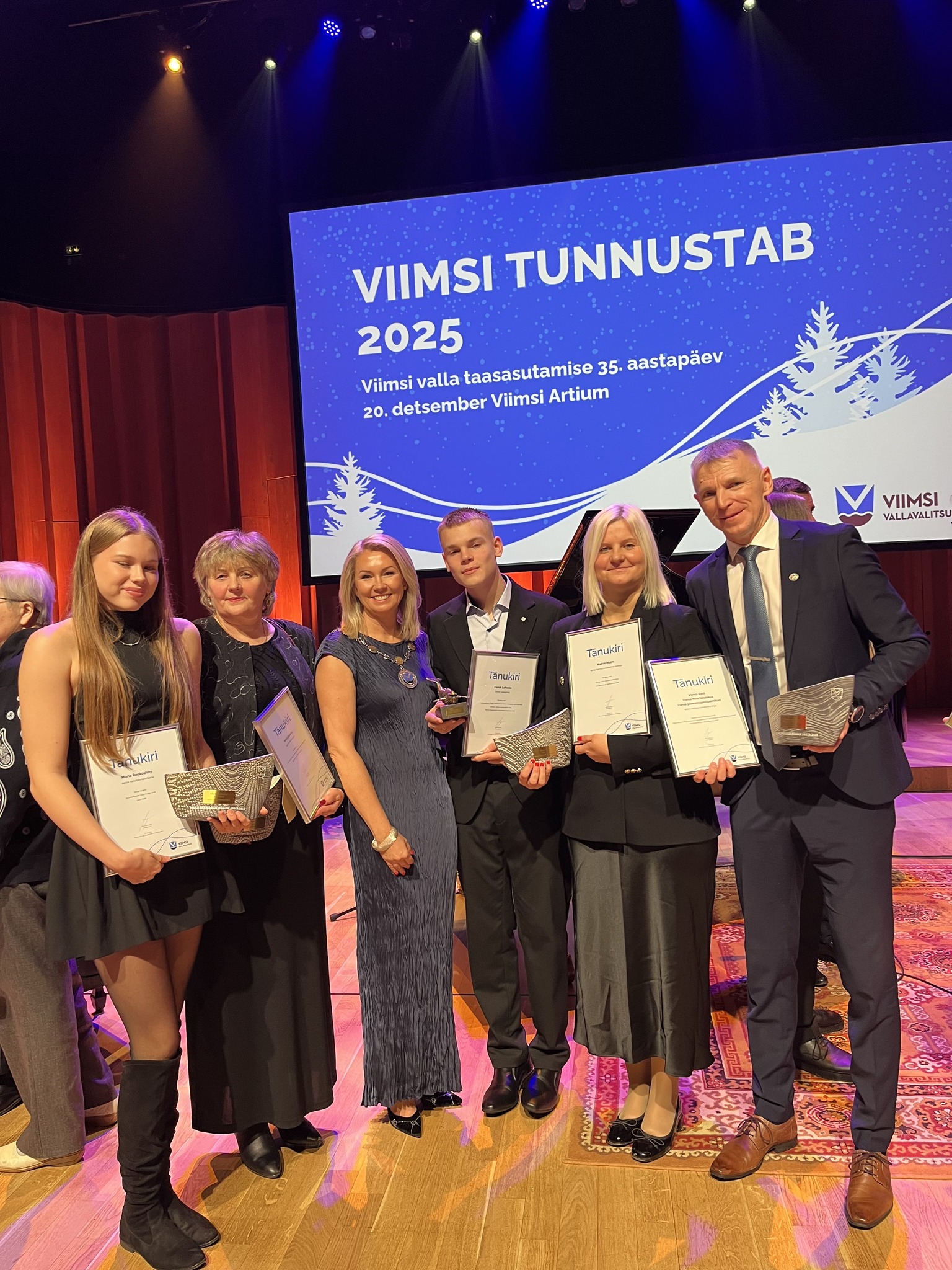 20. detsembril 2025 toimus Viimsi Artiumis Viimsi valla taasasutamise 35. aastapäevale pühendatud tänuüritus „Viimsi tunnustab 2025“. Aasta naisnoorsportlase ka